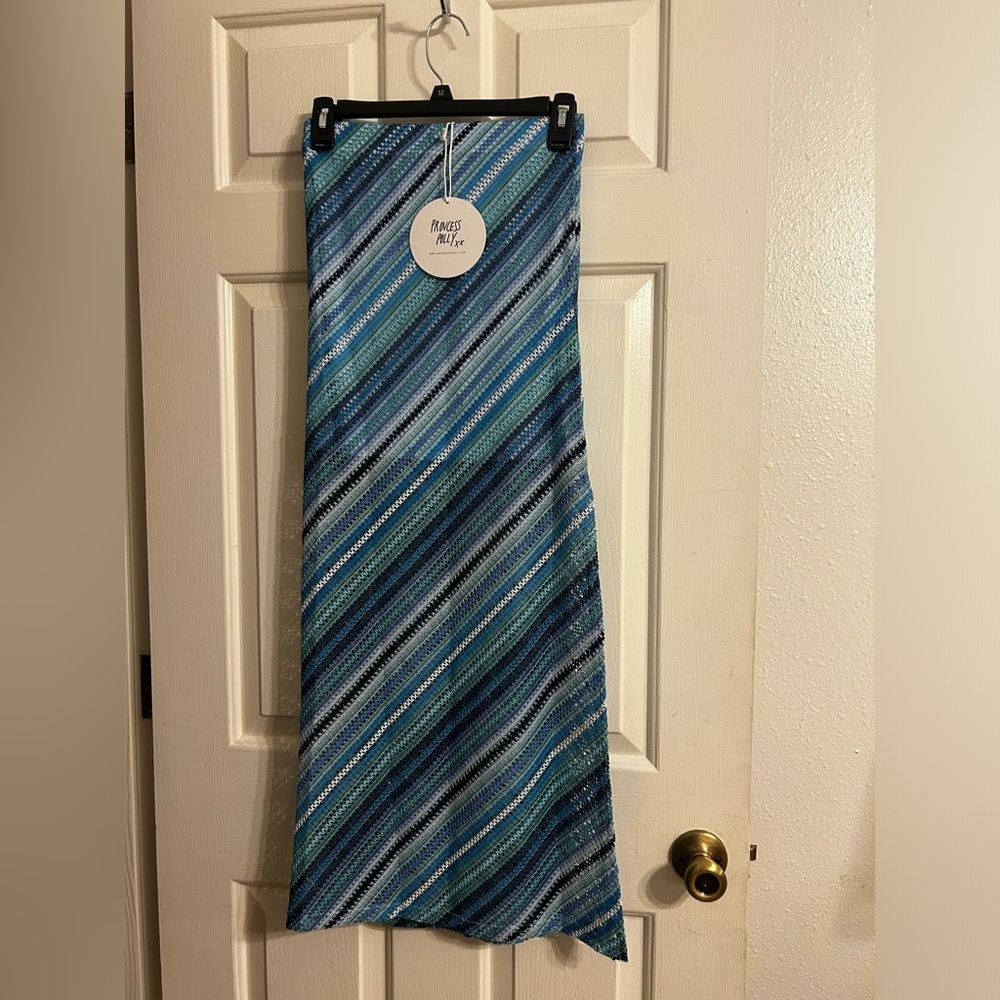 NWT Princess Polly Sorella Maxi Skirt Blue - Picture 2 of 7